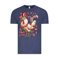 Vintage Denim i see you chicken me out Vintage Tee - RacoonDesign
