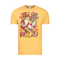 Vintage Mustard i see you chicken me out Vintage Tee - RacoonDesign