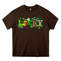 Chocolate Brown lucky nurse Heavy Core Tee - Artiststas