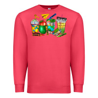 Cardinal teacher coffee cups Premium Sweatshirt - NancyCooperArtShop
