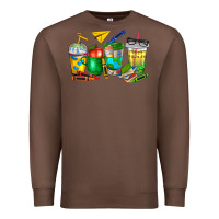 Chestnut teacher coffee cups Premium Sweatshirt - NancyCooperArtShop