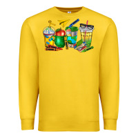 Lemon teacher coffee cups Premium Sweatshirt - NancyCooperArtShop