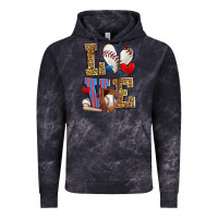 Cloud Black love baseball Vintage Hoodie - Zillion Design Studio