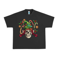 Pigment Black elf skull Urban Heavy Tee - FaDigitalArtStudio