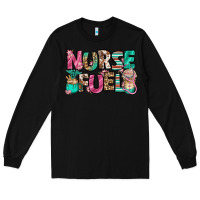 Black nurse fuel coffee cups Long Sleeve Tee - Jasminsmagicworld
