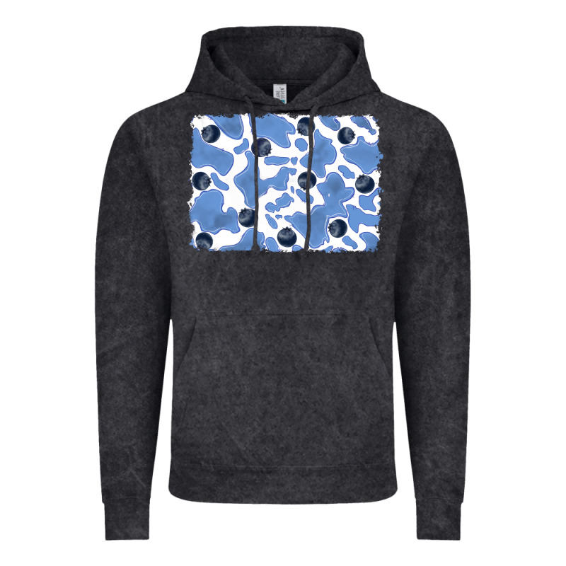 Distressed Blueberry Milkshake Cowhide Vintage Hoodie by RanaPortraitStore | Teevron