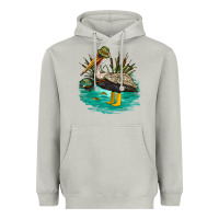 Moon Dust fishing pelican camp Heavyweight Hoodie - NancyCooperArtShop