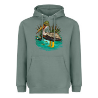 Sage fishing pelican camp Heavyweight Hoodie - NancyCooperArtShop