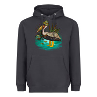 Smoke fishing pelican camp Heavyweight Hoodie - NancyCooperArtShop