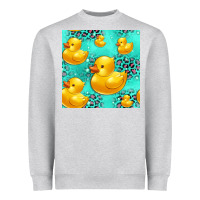 Rubber Duck Seamless Pattern Heavyweight Sweatshirt | Teevron