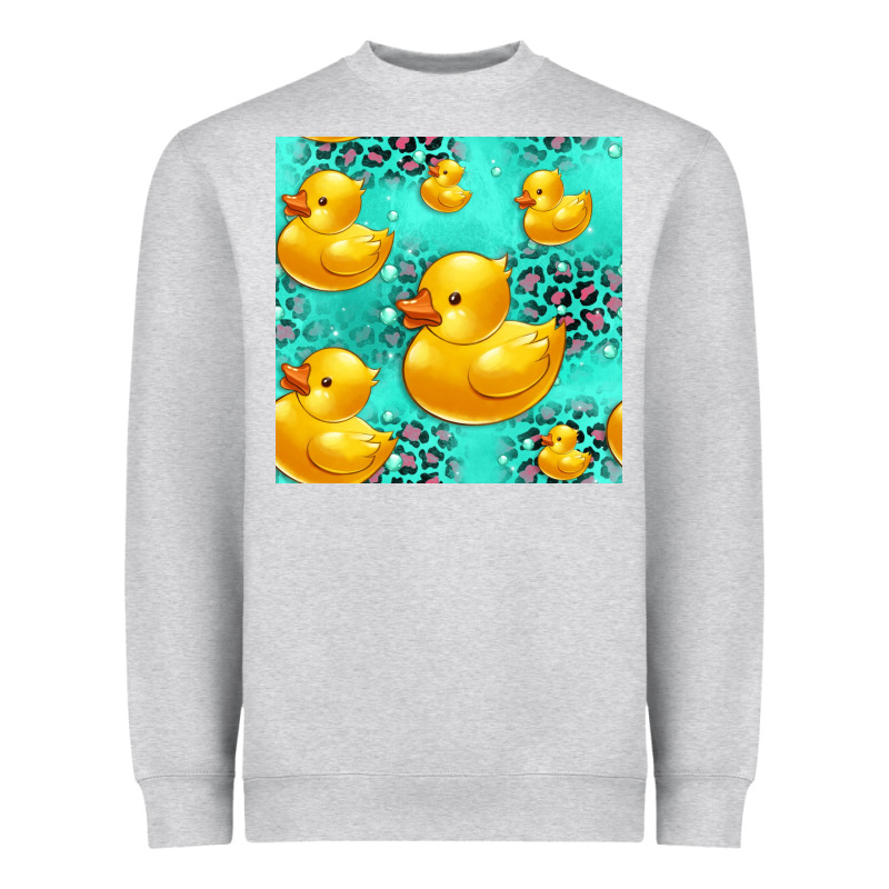 Rubber Duck Seamless Pattern Heavyweight Sweatshirt by HRA Design Shop | Teevron