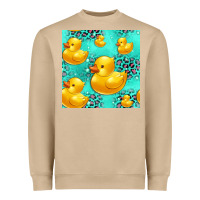Mushroom rubber duck seamless pattern Heavyweight Sweatshirt - HRA Design Shop