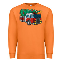 Carrot christmas fire truck Premium Sweatshirt - MaliasSmallBusiness
