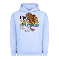 Pigment Grape Ice Free Dad hugs Urban Hoodie - NancyCooperArtShop