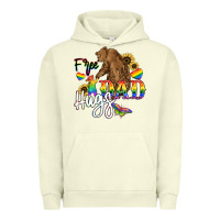 Pigment Pistachio Free Dad hugs Urban Hoodie - NancyCooperArtShop