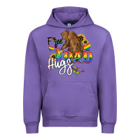 Tulip Free Dad hugs Urban Hoodie - NancyCooperArtShop
