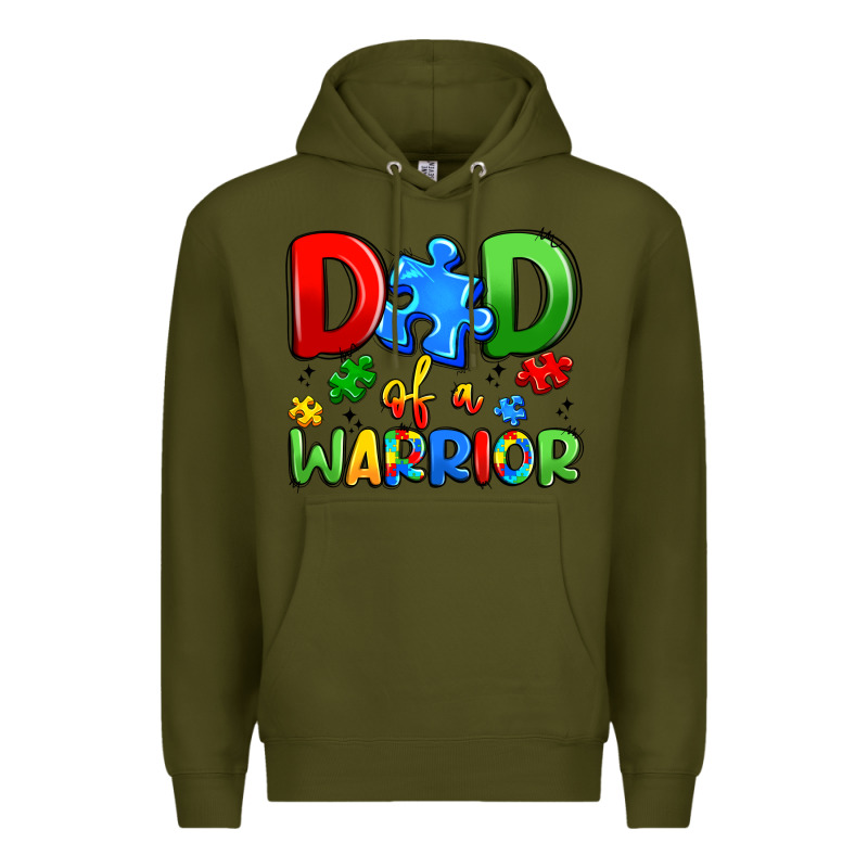 Dad Of A Warrior Premium Hoodie by Artiststas | Teevron