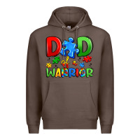 Coffee dad of a warrior Premium Hoodie - Artiststas