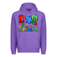 Purple dad of a warrior Premium Hoodie - Artiststas
