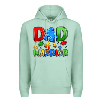 Seafoam dad of a warrior Premium Hoodie - Artiststas