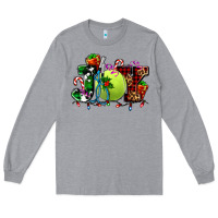 Heather Grey joy and tennis christmas Long Sleeve Tee - AdoDesignShop