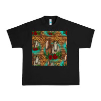 Black horses with roses seamless pattern Urban Heavy Tee - HRA Design Shop
