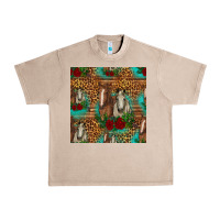 French Oak horses with roses seamless pattern Urban Heavy Tee - HRA Design Shop