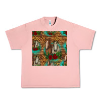 Salmon horses with roses seamless pattern Urban Heavy Tee - HRA Design Shop