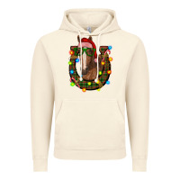 Vintage Artic christmas horseshoe with horse Vintage Hoodie - RanaPortraitStore