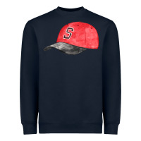 Navy red softball cap fa element Heavyweight Sweatshirt - FaDigitalArtStudio