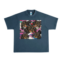 Midnight Navy dachshund Urban Heavy Tee - BarkalooDesign
