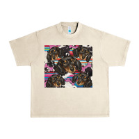 Sandshell dachshund Urban Heavy Tee - BarkalooDesign