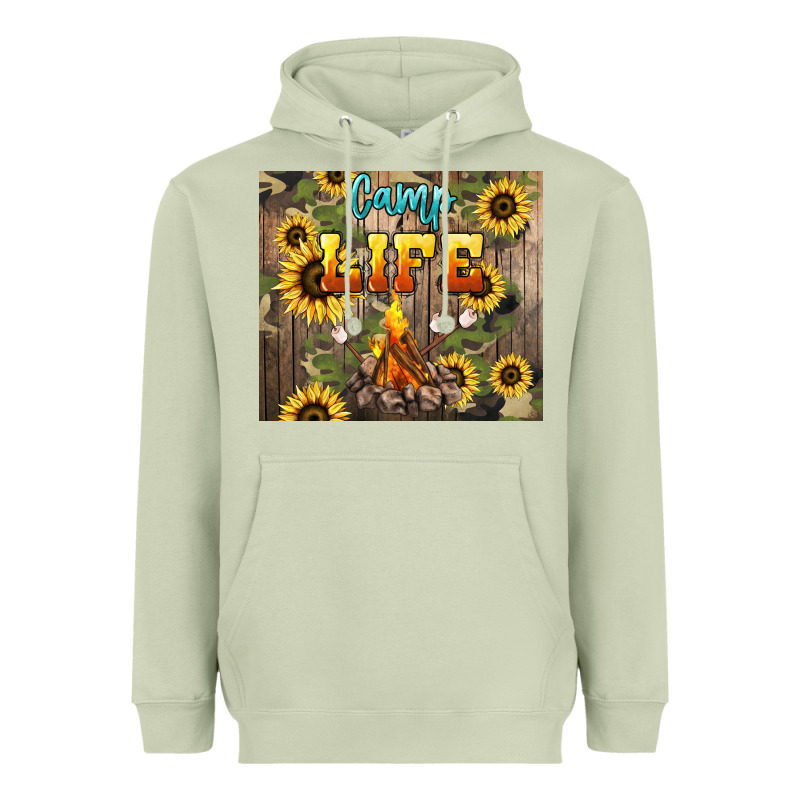 Camp Life Heavyweight Hoodie by NancyCooperArtShop | Teevron