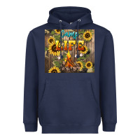 Navy camp life Heavyweight Hoodie - NancyCooperArtShop