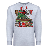 Heather Grey it s a beaut clark Premium Sweatshirt - MaliasSmallBusiness