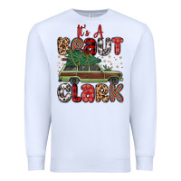 White it s a beaut clark Premium Sweatshirt - MaliasSmallBusiness