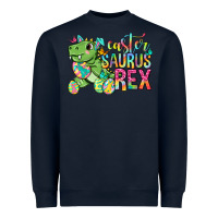 Navy Easter Saurus Rex Easter Day Heavyweight Sweatshirt - Neo Western
