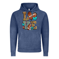 Vintage Denim love american football Vintage Hoodie - Zillion Design Studio