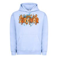 Pigment Grape Ice I am a survivor orange ribbon Kidney Cancer Urban Hoodie - NancyCooperArtShop