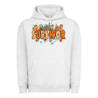 Pigment Lunar Rock I am a survivor orange ribbon Kidney Cancer Urban Hoodie - NancyCooperArtShop