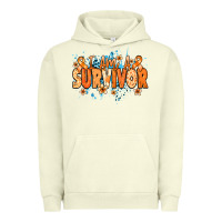 Pigment Pistachio I am a survivor orange ribbon Kidney Cancer Urban Hoodie - NancyCooperArtShop