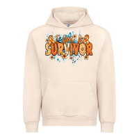 Sandshell I am a survivor orange ribbon Kidney Cancer Urban Hoodie - NancyCooperArtShop