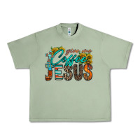 Oil Green give me coffee jesus Urban Heavy Tee - RacoonDesign