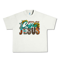 Pistachio give me coffee jesus Urban Heavy Tee - RacoonDesign