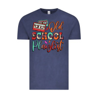 Vintage Denim old school playlist cassette Vintage Tee - FaDigitalArtStudio