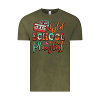 Vintage Olive old school playlist cassette Vintage Tee - FaDigitalArtStudio