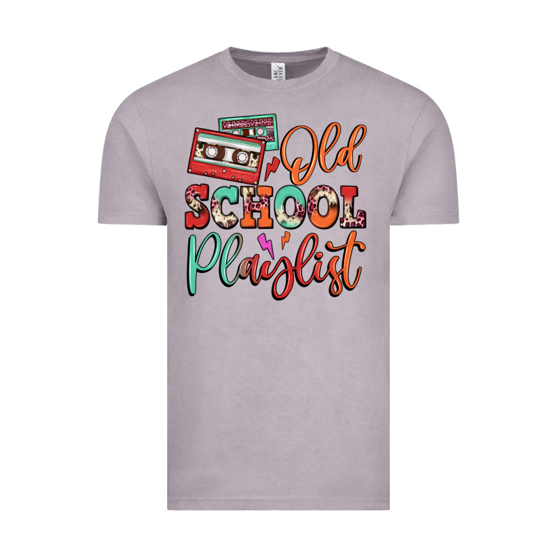 Old School Playlist Cassette Vintage Tee by FaDigitalArtStudio | Teevron