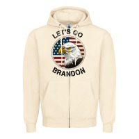 Sandshell Lets Go Brandon American Bald Eagle Zipper Hoodie - Jasminsmagicworld