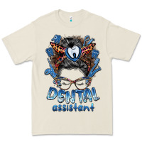 Bone dental assistant messy bun Premium Tee - BarkalooDesign