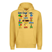 Antique Gold god says i am autism Premium Hoodie - Artiststas